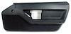 445320 Door Panel, 1986-1989 Chevy Corvette, Black, Deluxe Convertible Right/Passenger - image 1