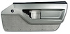 445369 Door Panel, 1986-1987 Chevy Corvette, Gray Deluxe Convertible Right/Passenger - image 1