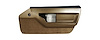 445371 Door Panel, 1986-1987 Chevy Corvette, Bronze Deluxe Convertible Right/Passenger - image 1