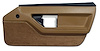 445378 Door Panel, 1988-1989 Chevy Corvette, Saddle Deluxe Convertible Right/Passenger - image 1