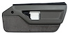 445379 Door Panel, 1988-1989 Chevy Corvette, Gray Deluxe Convertible Right/Passenger - image 1