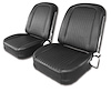 445420 Vinyl Seat Covers, 1963-1963 Chevy Corvette, Black - image 1