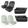 445420KCP Coupe Interior Package, 1963-1963 Chevy Corvette, OE Vinyl Covers, Foam, Deluxe Door Panels, Black - image 1