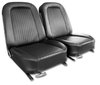445520 Vinyl Seat Covers, 1964-1964 Chevy Corvette, Black - image 3