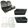445520KCP Coupe Interior Package, 1964-1964 Chevy Corvette, OE Vinyl Covers, Foam, Deluxe Door Panels, Black - image 1