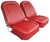 445535 Vinyl Seat Covers, 1964-1964 Chevy Corvette, Red - image 1