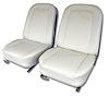 445565 Vinyl Seat Covers, 1964-1964 Chevy Corvette, White - image 1