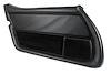 445920 Leather Door Panel, 1978-1981 Chevy Corvette, Black, Left/Driver - image 1