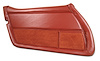 445933 Leather Door Panel, 1978-1978 Chevy Corvette, Saffron Left/Driver - image 1