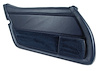445948 Leather Door Panel, 1978-1981 Chevy Corvette, Dark Blue Left/Driver - image 1