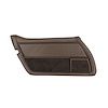 445955 Leather Door Panel, 1978-1978 Chevy Corvette, Dark Brown Left/Driver - image 1