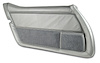 445964 Leather Door Panel, 1981-1981 Chevy Corvette, Silver Left/Driver - image 1
