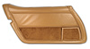 4459A5 Leather Door Panel, 1981-1982 Chevy Corvette, Camel Left/Driver, Eckler's Camel, Leather - image 1