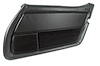 446020 Leather Door Panel, 1978-1981 Chevy Corvette, Black, Right/Passenger - image 1
