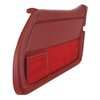 446026 Leather Door Panel, 1982-1982 Chevy Corvette, Red Right/Passenger - image 2