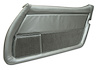 446062 Leather Door Panel, 1978-1978 Chevy Corvette, Silver Pace Right/Passenger - image 1