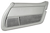 446068 Leather Door Panel, 1982-1982 Chevy Corvette, Gray Right/Passenger - image 1