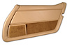 4460A3 Leather Door Panel, 1978-1980 Chevy Corvette, Doeskin Right/Passenger, Doeskin W/Dark Doeskin Carpet, Leather - image 1