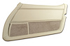 4460A6 Leather Door Panel, 1979-1980 Chevy Corvette, Oyster Right/Passenger, Oyster W/Light Oyster Carpet, Leather - image 1