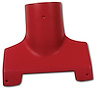 446224 Steering Column Lower Cover, 1977-1977 Chevy Corvette, Red - image 1