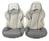 447184 Mounted Leather-Like Vinyl Seat Covers, 1994-1996 Chevy Corvette, Gray Standard - image 2