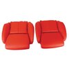 447185 Mounted Leather-Like Vinyl Seat Covers, 1994-1996 Chevy Corvette, Red Standard - image 2