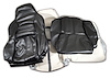 447320 Leather-Like Vinyl Seat Covers, 1994-1996 Chevy Corvette, Black, Standard - image 1