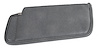 448068 Sunvisor, 1982-1982 Chevy Corvette, Gray Right/Passenger W/Mirror Option - image 1