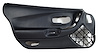 448290 Door Panel, 1997-2004 Chevy Corvette, Black, Left/Driver - image 1