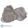 448584 Leather Seat Covers, 1993-1993 Chevy Corvette, Gray Standard - image 2