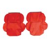 448585E OE Style Embroidered Standard Leather Seat Covers, 1993-1993 Chevy Corvette, Torch Red - image 4