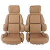 448982 Mounted Leather-Like Vinyl Seat Covers, 1993-1993 Chevy Corvette, Beige Standard - image 1