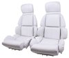 448983 Mounted Leather-Like Vinyl Seat Covers, 1993-1993 Chevy Corvette, White Standard - image 2