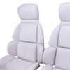 448983 Mounted Leather-Like Vinyl Seat Covers, 1993-1993 Chevy Corvette, White Standard - image 3