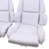 448983 Mounted Leather-Like Vinyl Seat Covers, 1993-1993 Chevy Corvette, White Standard - image 4