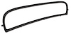 449120 Coupe Rear Window Frame, 1973-1977 Chevy Corvette, Black - image 1