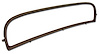 449123 Coupe Rear Window Frame, 1973-1973 Chevy Corvette, Dark Saddle - image 1