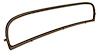 449151 Coupe Rear Window Frame, 1973-1975 Chevy Corvette, Medium Saddle - image 1
