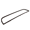 449155 Coupe Rear Window Frame, 1976-1977 Chevy Corvette, Dark Brown - image 1