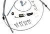 44956 Front & Rear Park Brake Cable Kit, 1967-1982 Chevy Corvette - image 2