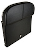 449620 Seat Back, 1965-1966 Chevy Corvette, Deluxe Black - image 1