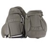 462088 Vinyl Sport Seat Covers, 1997-2004 Chevy Corvette, Gray - image 2
