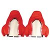 462193 Leather Sport Seat Covers W/Vinyl Trim, 2000-2004 Chevy Corvette, Torch Red - image 3