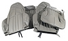 462388 Vinyl Standard Seat Covers, 1997-2004 Chevy Corvette, Gray - image 1
