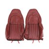462589 100-percent Leather Standard Seat Covers, 1997-1999 Chevy Corvette, Red - image 3