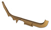 463872 Door Sill, 1986-1987 Chevy Corvette, Saddle Left/Driver Coupe - image 1