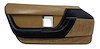 464178 Door Panel, 1990-1991 Chevy Corvette, Saddle Left/Driver - image 1