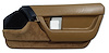 464278 Door Panel, 1990-1991 Chevy Corvette, Saddle Right/Passenger - image 1