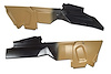 464772 Console Side Panels, 1984-1987 Chevy Corvette, Saddle - image 1