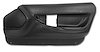 465920 Right Hand Door Panel For Coupe & Convertlble, 1994-1996 Chevy Corvette, Black - image 1